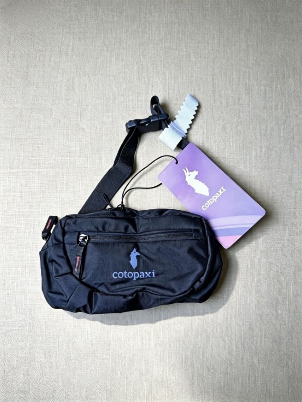 Cotopaxi Black Belt Bag